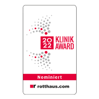 Auszeichnung nominiert für den Klinik Award 2022 Auszeichnung nominiert für den Klinik Award 2022