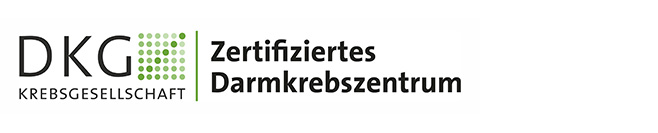 Logo Zertifikat DKG Krebsgesellschaft Darmkrebszentrum
