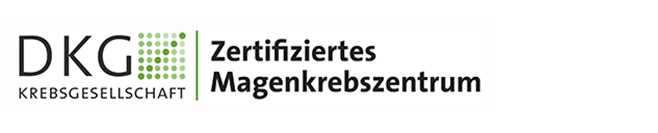 Logo Zertifikat DKG Krebsgesellschaft Magenkrebszentrum