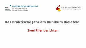 Video Teaser Bild das praktische Jahr am Klinikum Bielefeld Video Teaser Bild das praktische Jahr am Klinikum Bielefeld