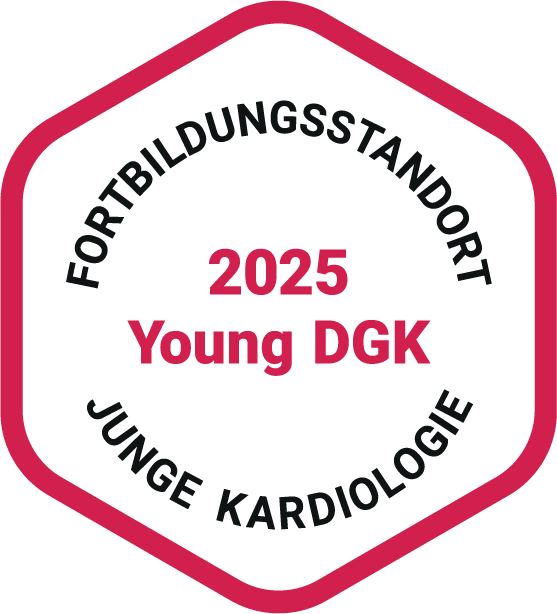 Logo Fortbildungsstandort junge Kardiologie Logo Fortbildungsstandort junge Kardiologie
